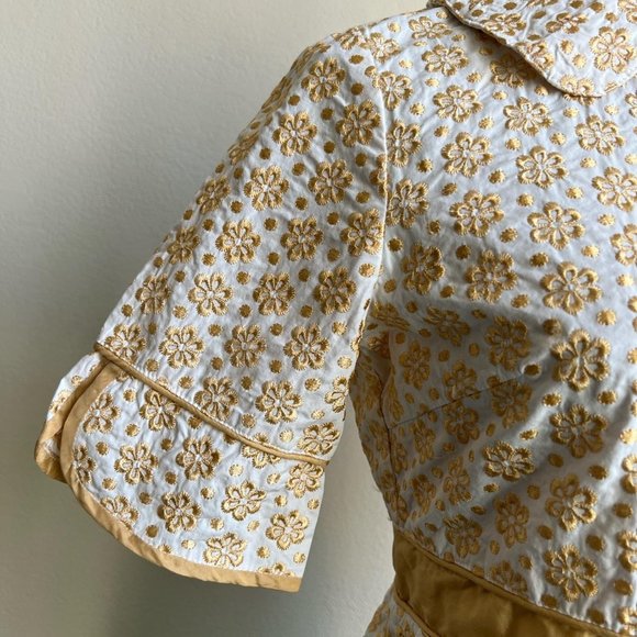 VINTAGE Y2K FLORAL EMBROIDERED TOP - Picture 2 of 4